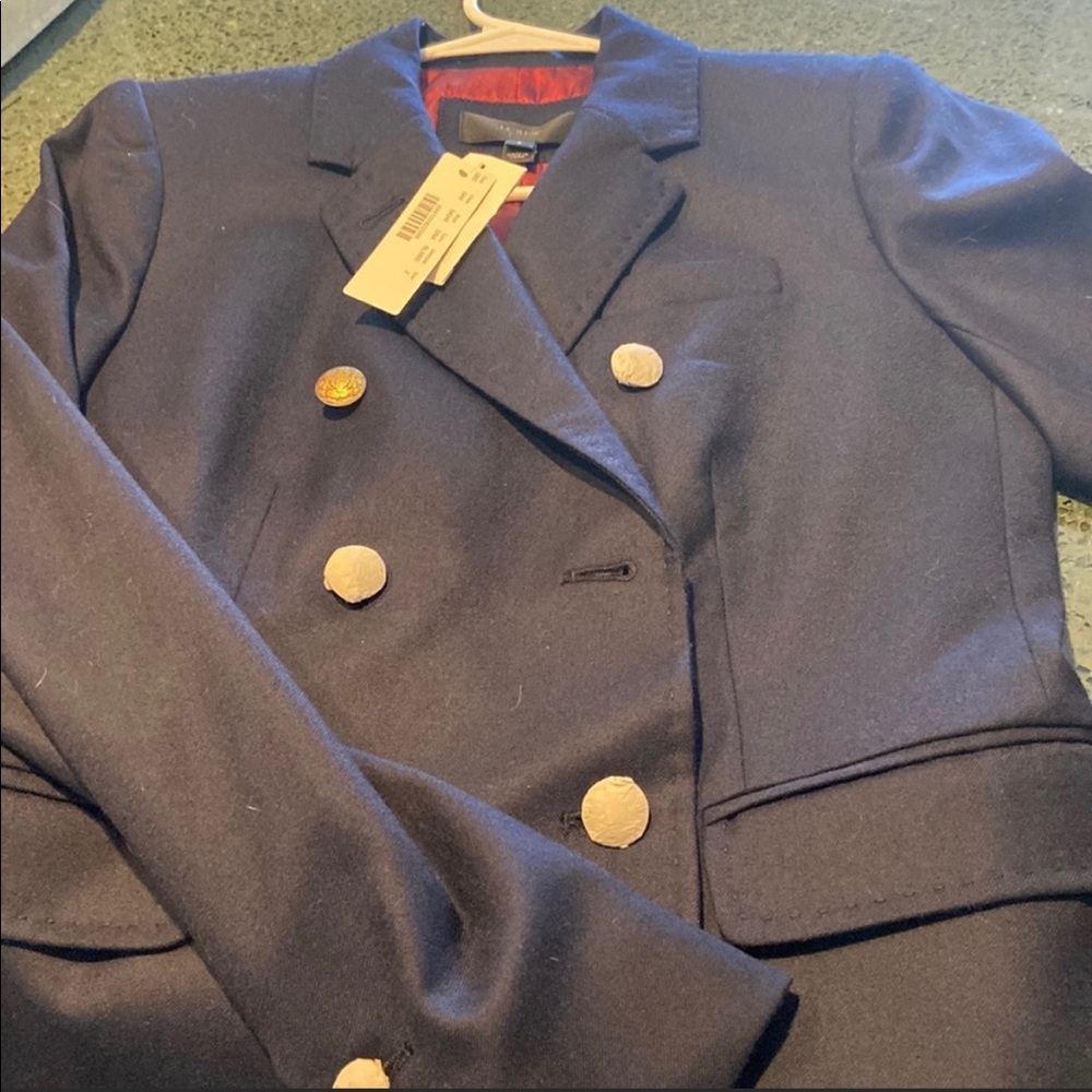 NWT JCrew double breasted blazer size 2